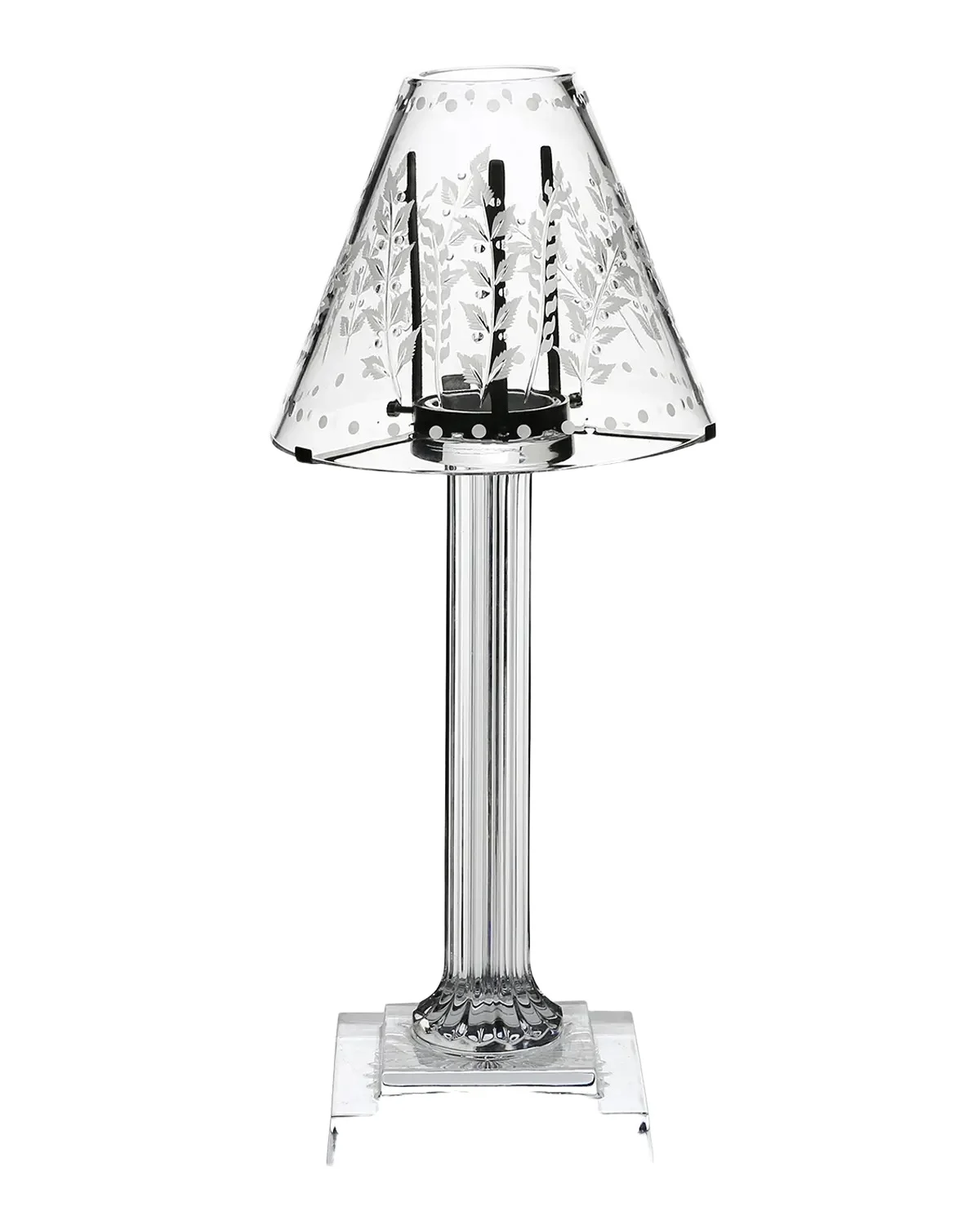 William Yeoward Crystal Fern Large Candle Lamp, 16"
