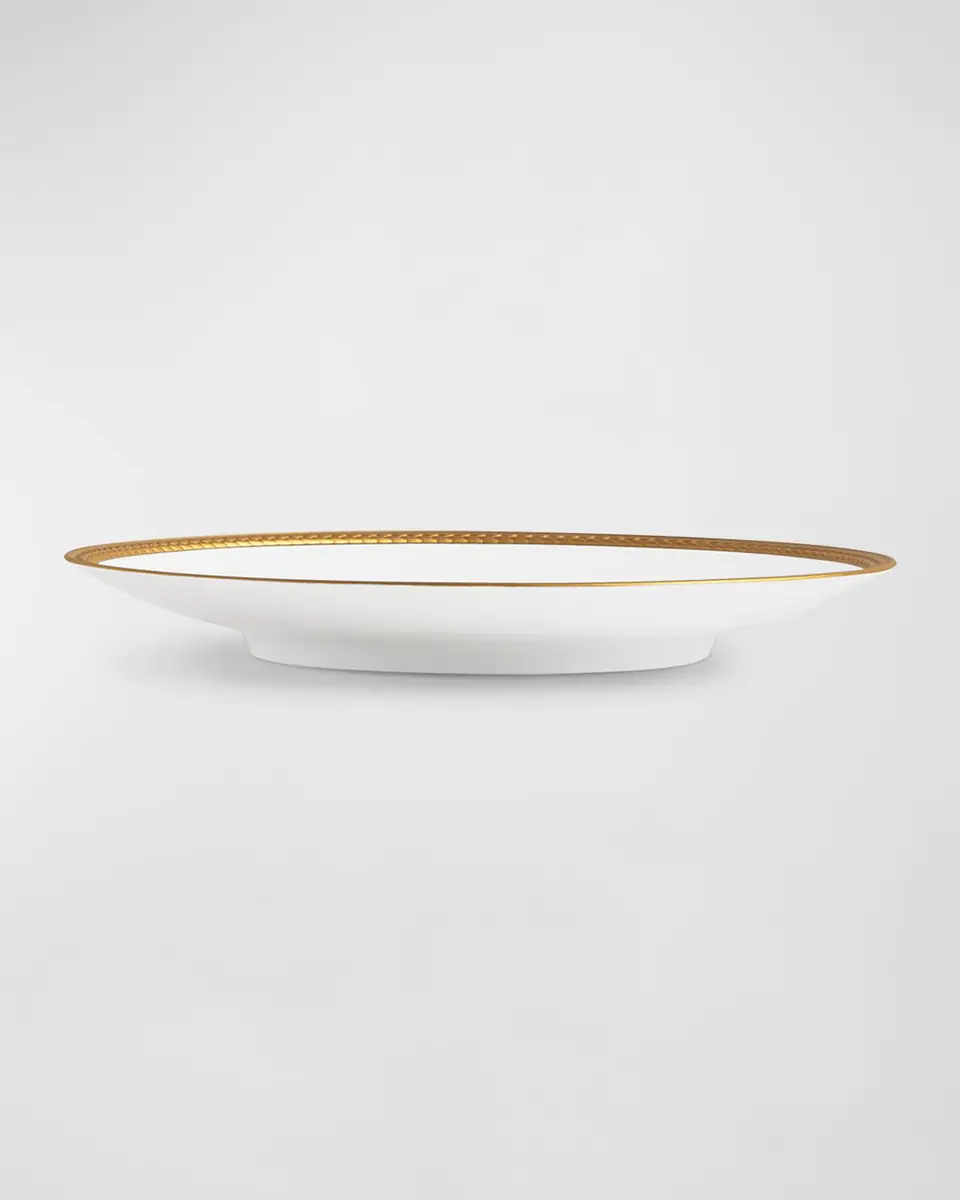 L'Objet Soie Tressee 24K Gold-Plated Dessert Plate | Thumbnail 2 L'Objet Soie Tressee 24K Gold-Plated Dessert Plate | Thumbnail 2