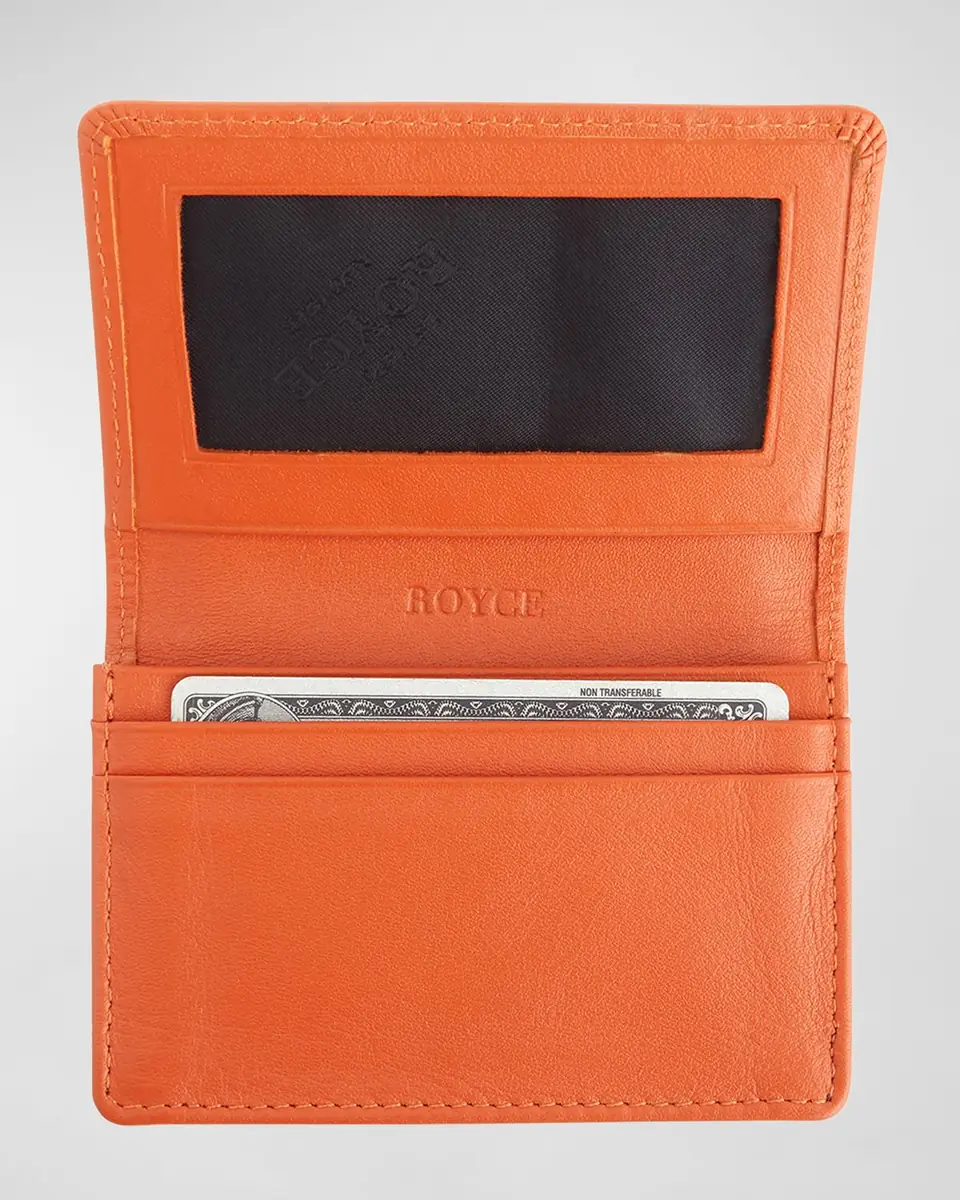Royce New York Monogrammed Leather Card Holder Wallet | Thumbnail 2 Royce New York Monogrammed Leather Card Holder Wallet | Thumbnail 2