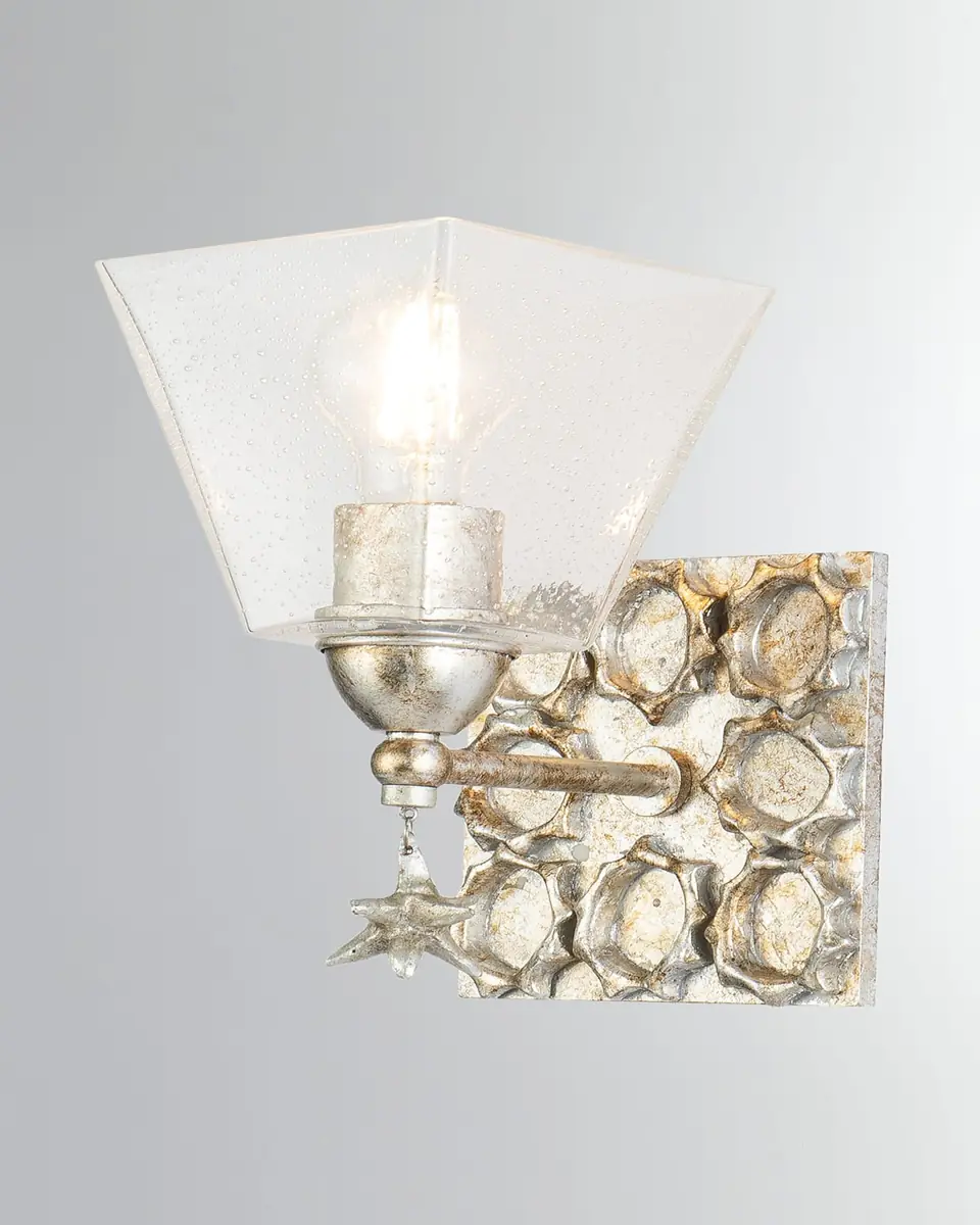 Lucas McKearn Star 1-Light Bath Vanity Light | Thumbnail 2