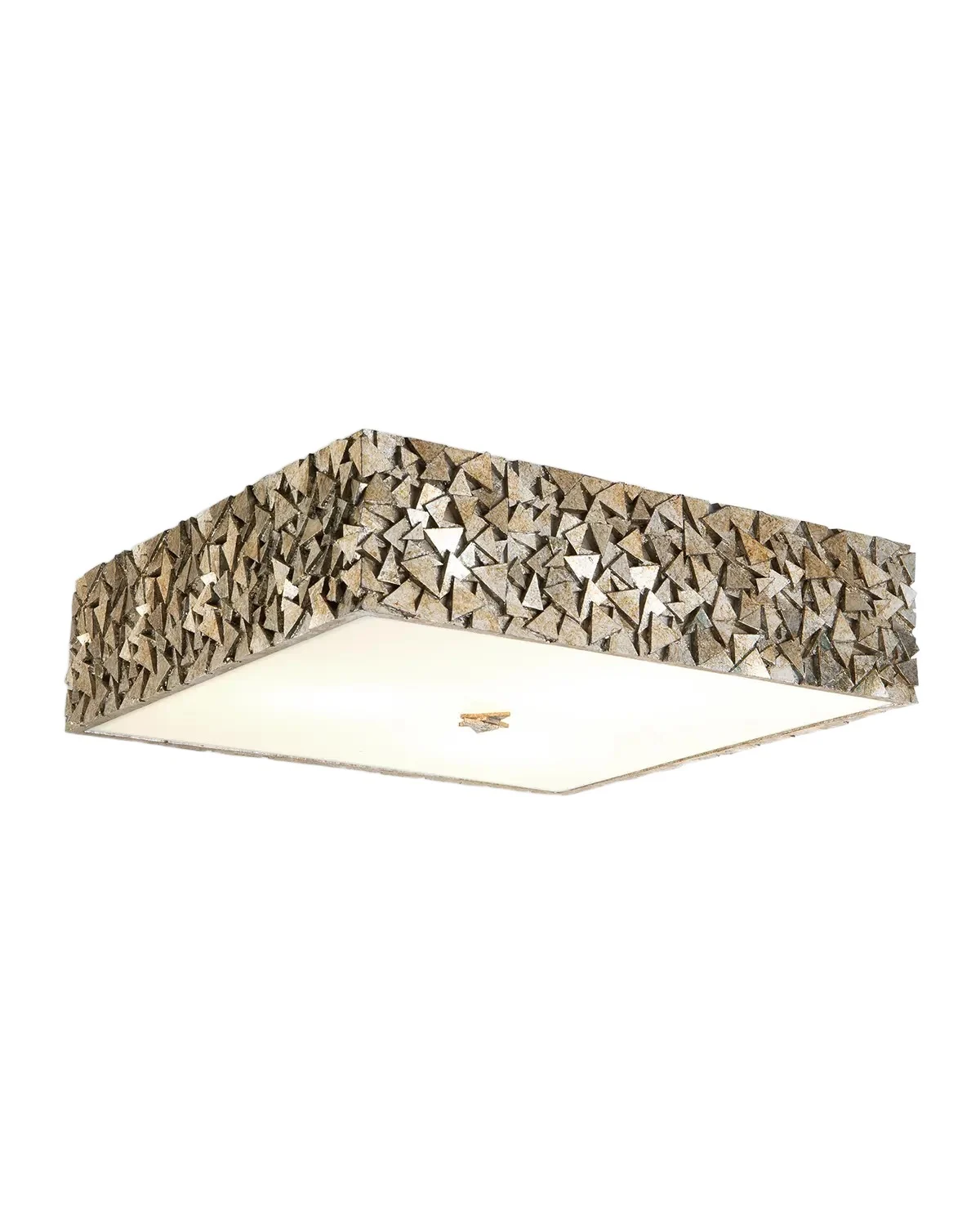 Lucas McKearn Mosaic 3-Light Square Ceiling Light