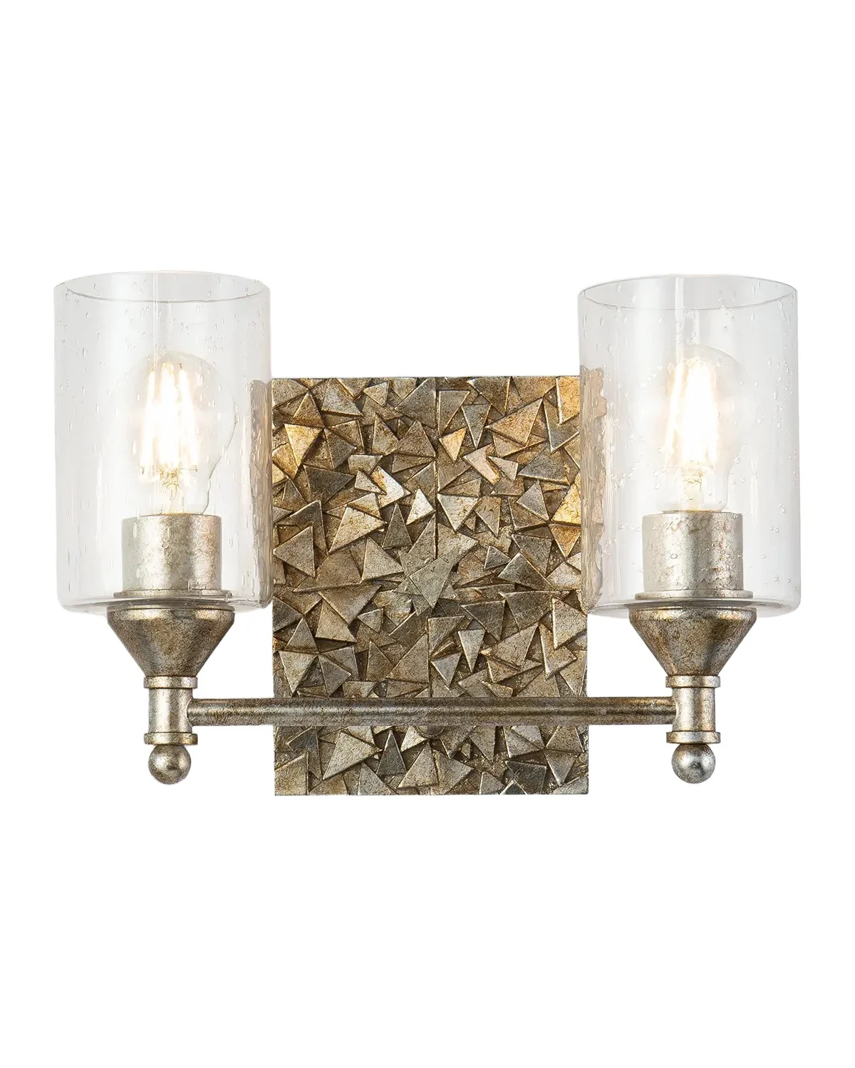 Lucas McKearn Mosaic 2-Light Bath Vanity Light