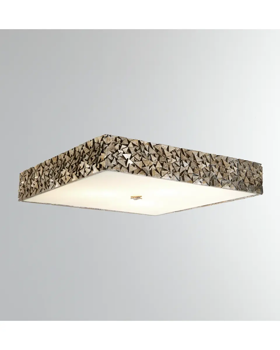 Lucas McKearn Mosaic 3-Light Square Flush Mount | Thumbnail 2 Lucas McKearn Mosaic 3-Light Square Flush Mount | Thumbnail 2