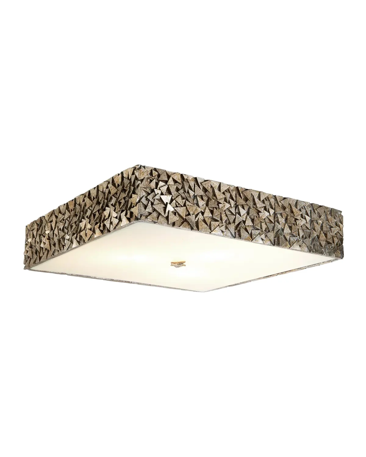 Lucas McKearn Mosaic 3-Light Square Flush Mount
