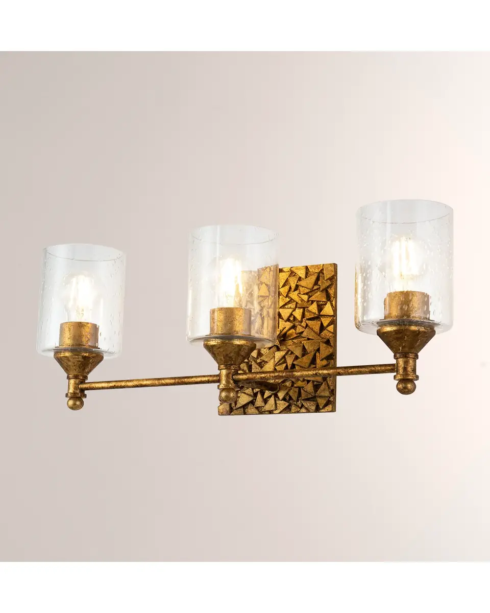 Lucas McKearn Mosaic 3-Light Bath Vanity Light | Thumbnail 2 Lucas McKearn Mosaic 3-Light Bath Vanity Light | Thumbnail 2