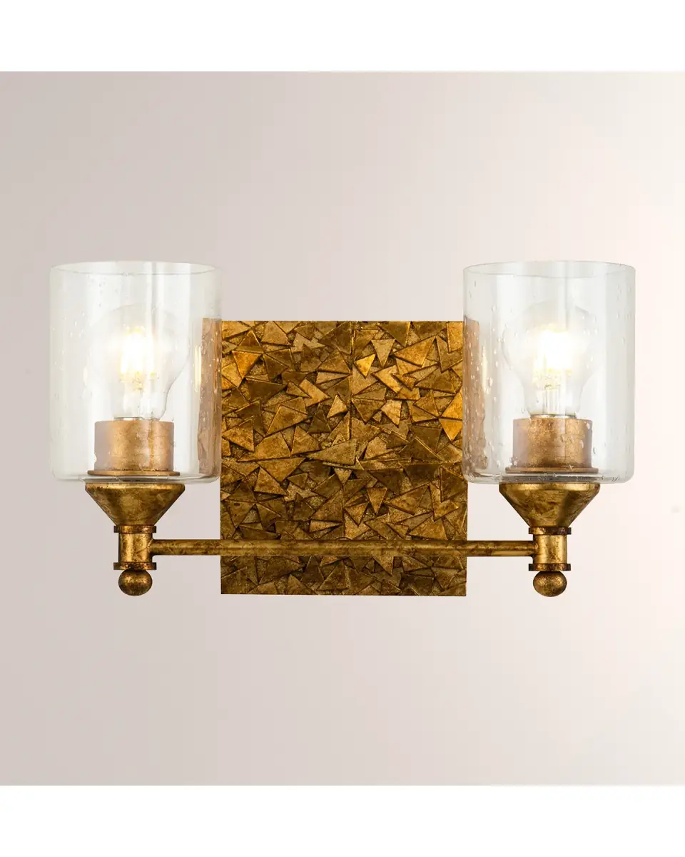 Lucas McKearn Mosaic 2-Light Bath Vanity Light | Thumbnail 2 Lucas McKearn Mosaic 2-Light Bath Vanity Light | Thumbnail 2