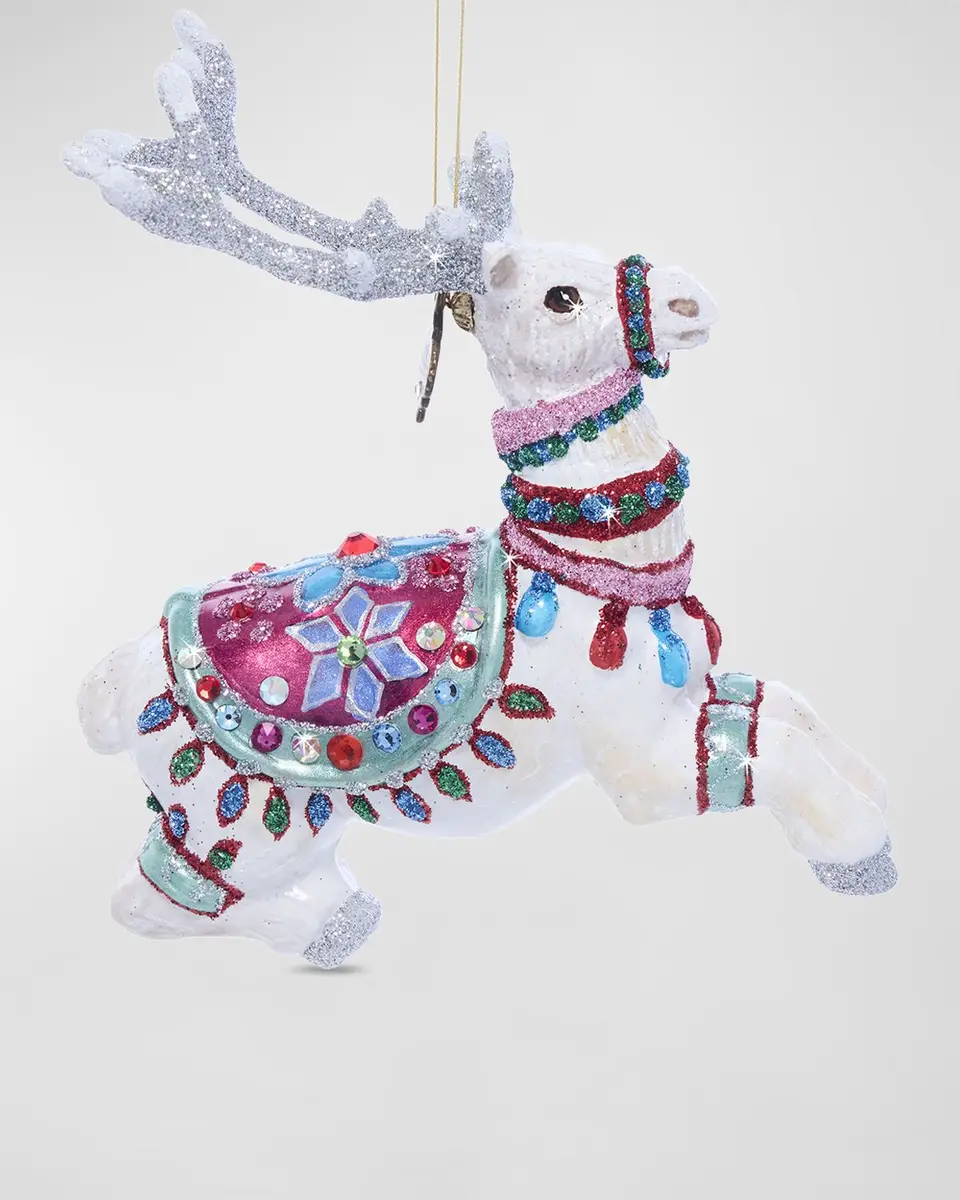 Jay Strongwater Cupid Reindeer Glass Ornament | Thumbnail 5 Jay Strongwater Cupid Reindeer Glass Ornament | Thumbnail 5