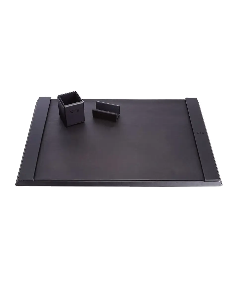 Royce New York Monogrammed Leather Executive Desk Blotter & Accesory Set, Personalized | Thumbnail 2 Royce New York Monogrammed Leather Executive Desk Blotter & Accesory Set, Personalized | Thumbnail 2