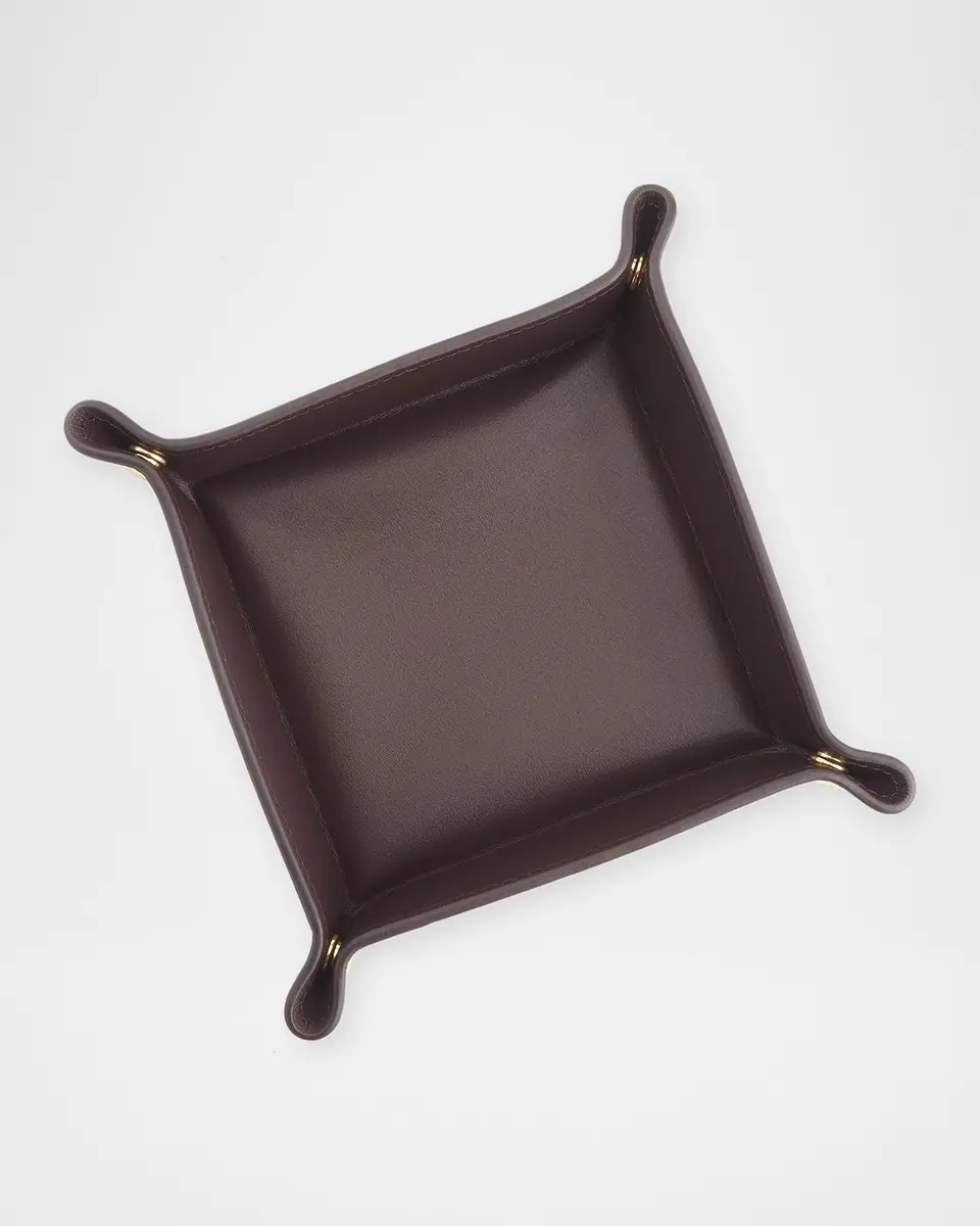 Royce New York Monogrammed Leather Catchall Valet Tray | Thumbnail 2 Royce New York Monogrammed Leather Catchall Valet Tray | Thumbnail 2
