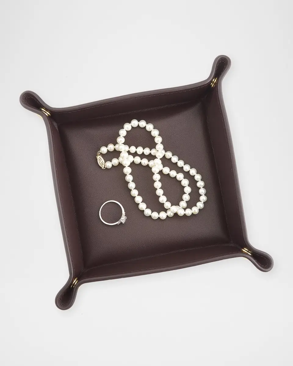 Royce New York Monogrammed Leather Catchall Valet Tray | Thumbnail 3 Royce New York Monogrammed Leather Catchall Valet Tray | Thumbnail 3