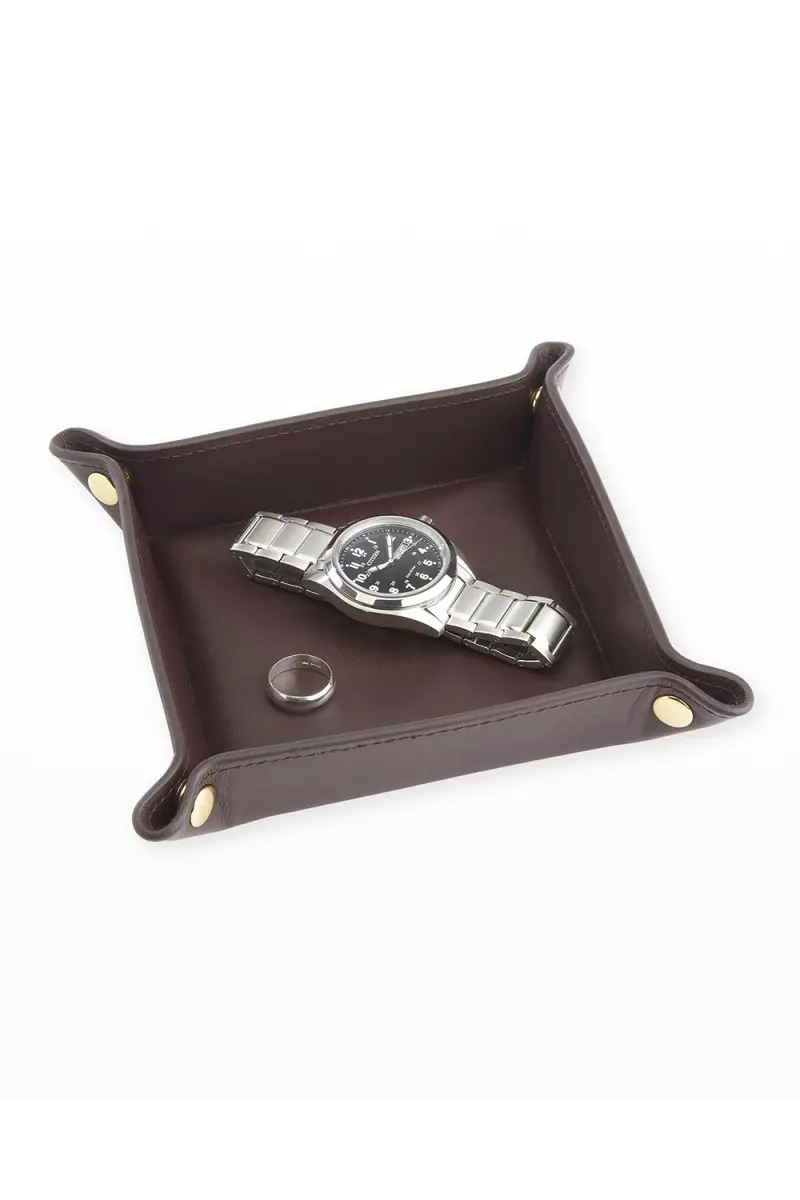Royce New York Monogrammed Leather Catchall Valet Tray | Thumbnail 4 Royce New York Monogrammed Leather Catchall Valet Tray | Thumbnail 4