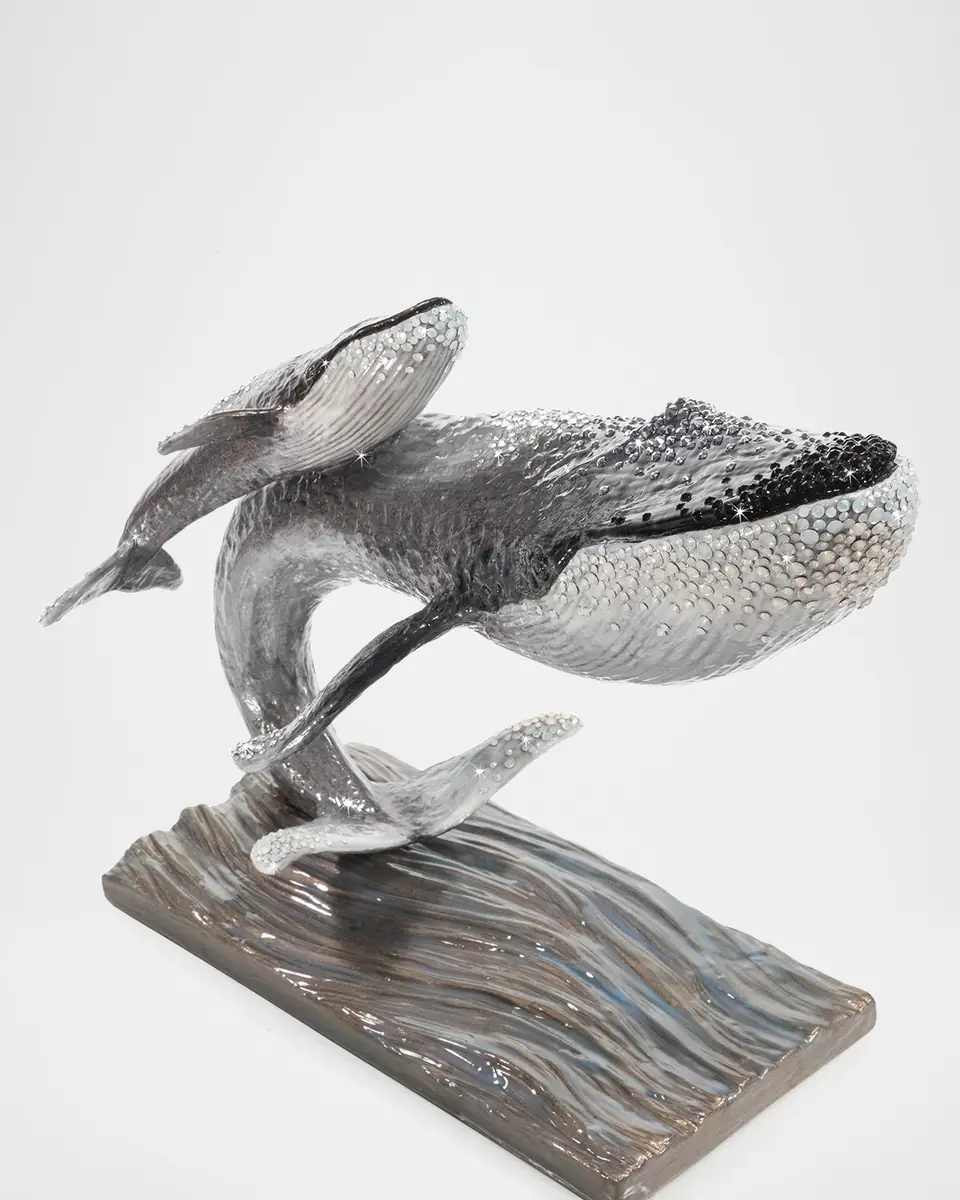 Jay Strongwater Whale Calf Decorative Accent | Thumbnail 2