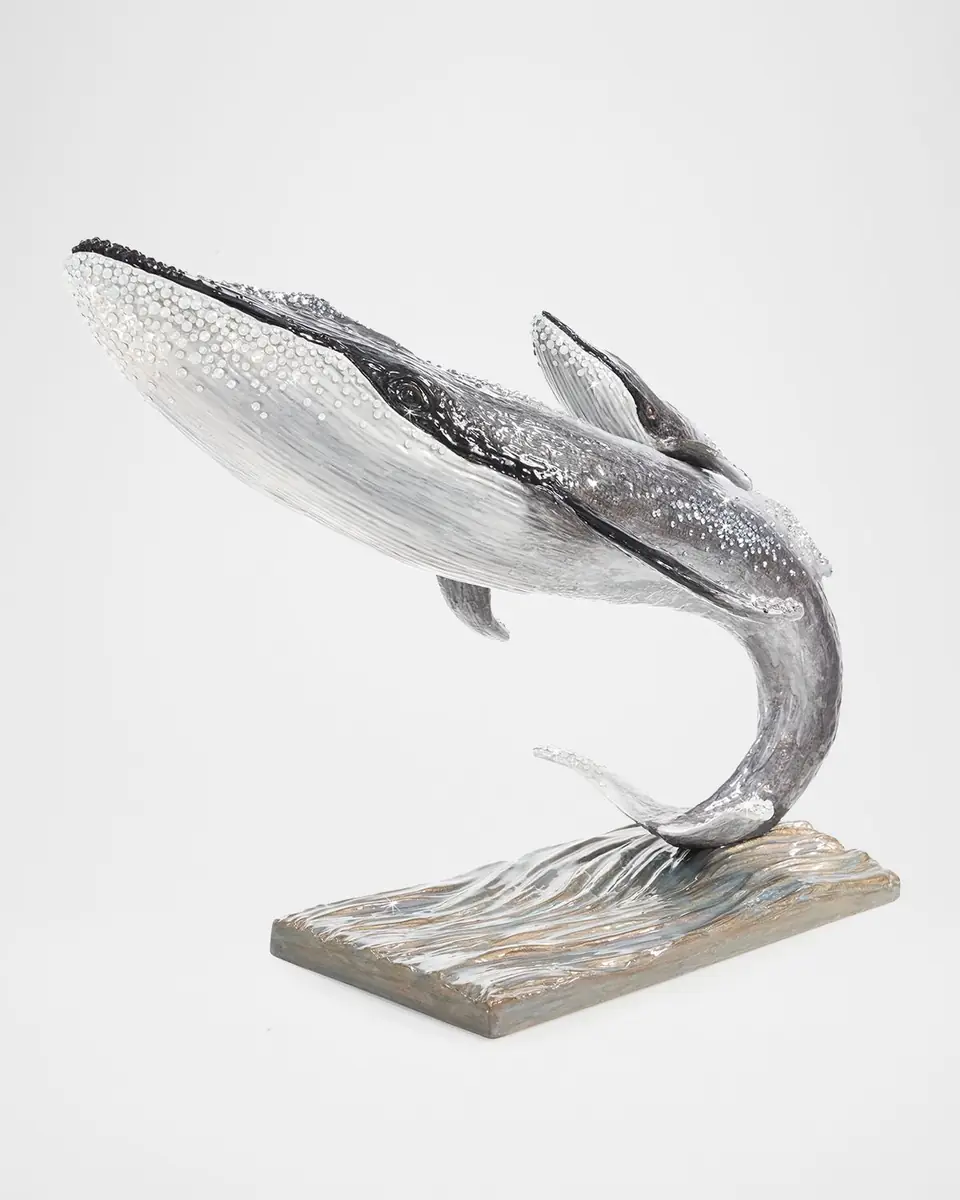 Jay Strongwater Whale Calf Decorative Accent | Thumbnail 3