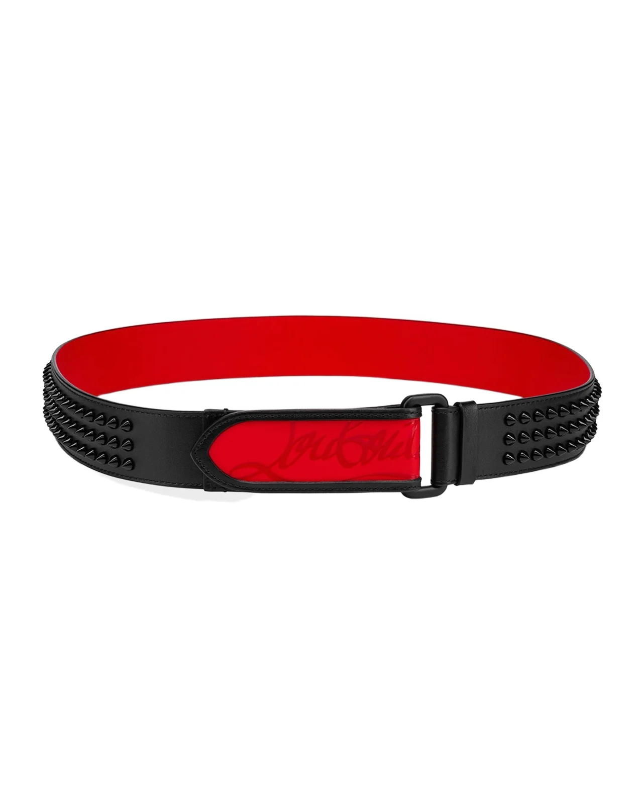 Christian Louboutin Men's Loubi Sneaker Spiked Belt