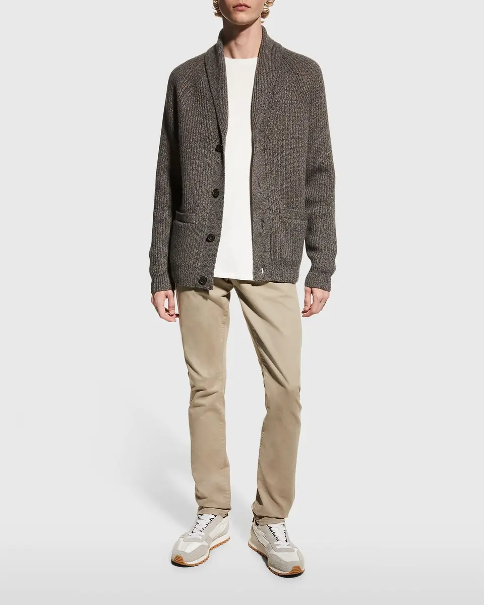 Vince Men's Long-Sleeve Thermal T-Shirt | Thumbnail 3
