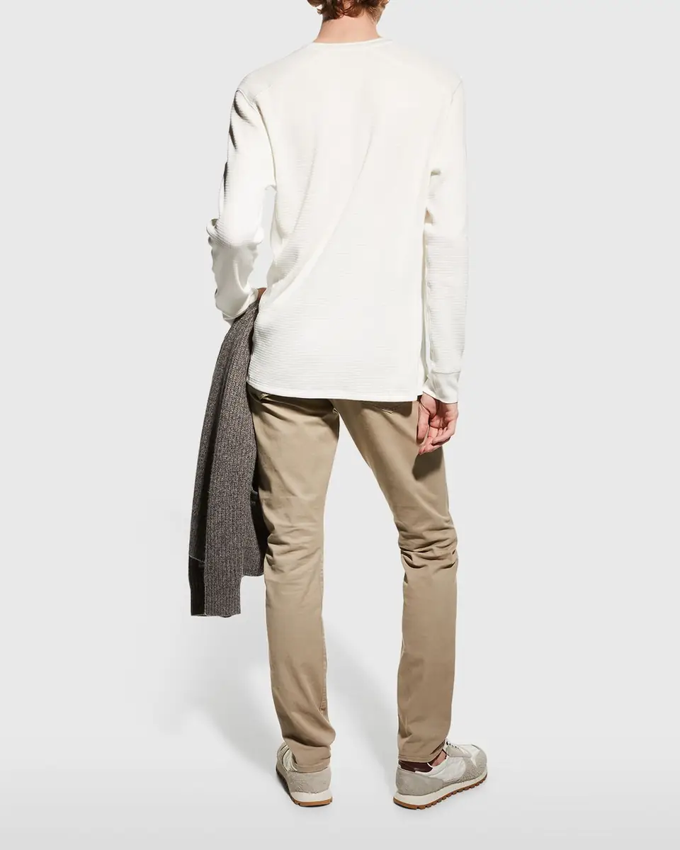 Vince Men's Long-Sleeve Thermal T-Shirt | Thumbnail 4