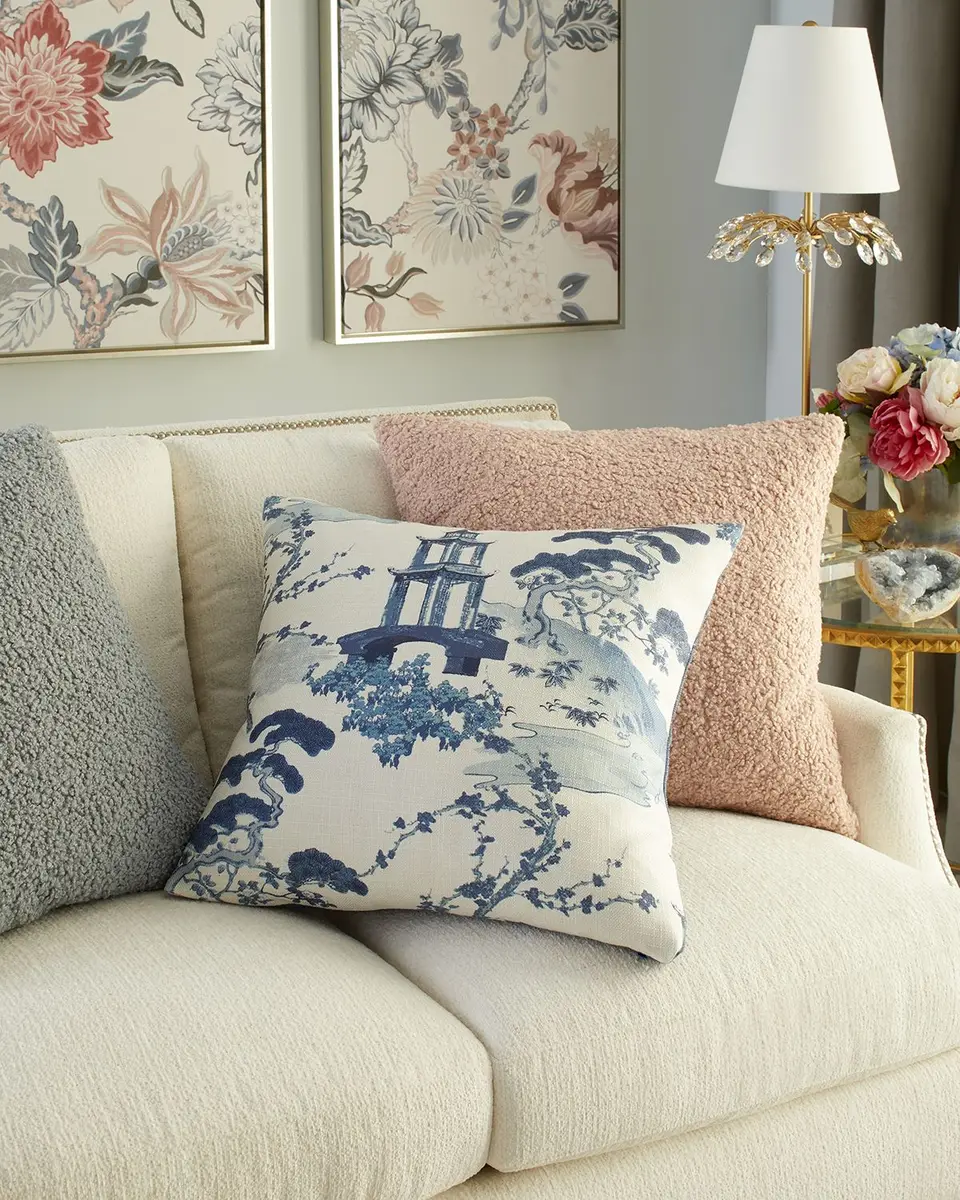D.V. KAP Home Sakura Decorative Feather/Down Pillow - 24" | Thumbnail 2 D.V. KAP Home Sakura Decorative Feather/Down Pillow - 24" | Thumbnail 2
