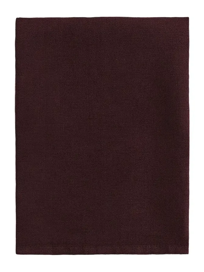 L'Objet Linen Sateen Napkins, Wine - Set of 4