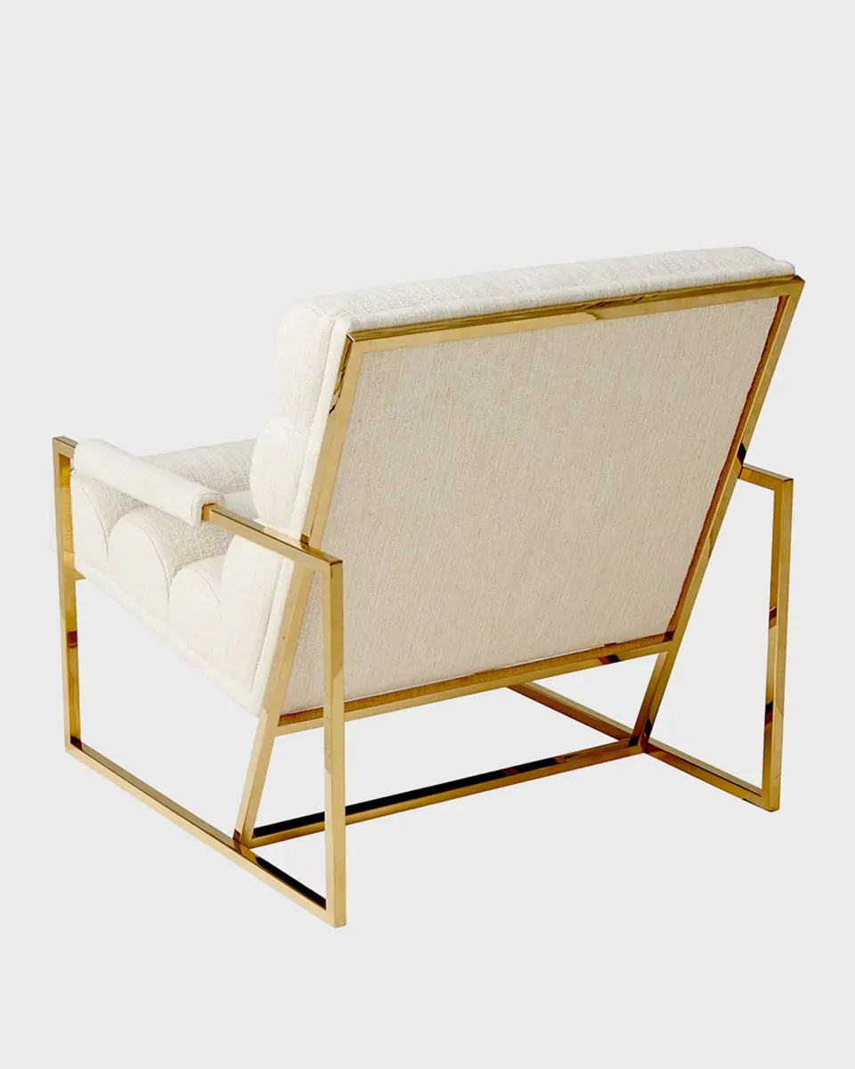 Jonathan Adler Channeled Goldfinger Lounge Chair | Thumbnail 3 Jonathan Adler Channeled Goldfinger Lounge Chair | Thumbnail 3