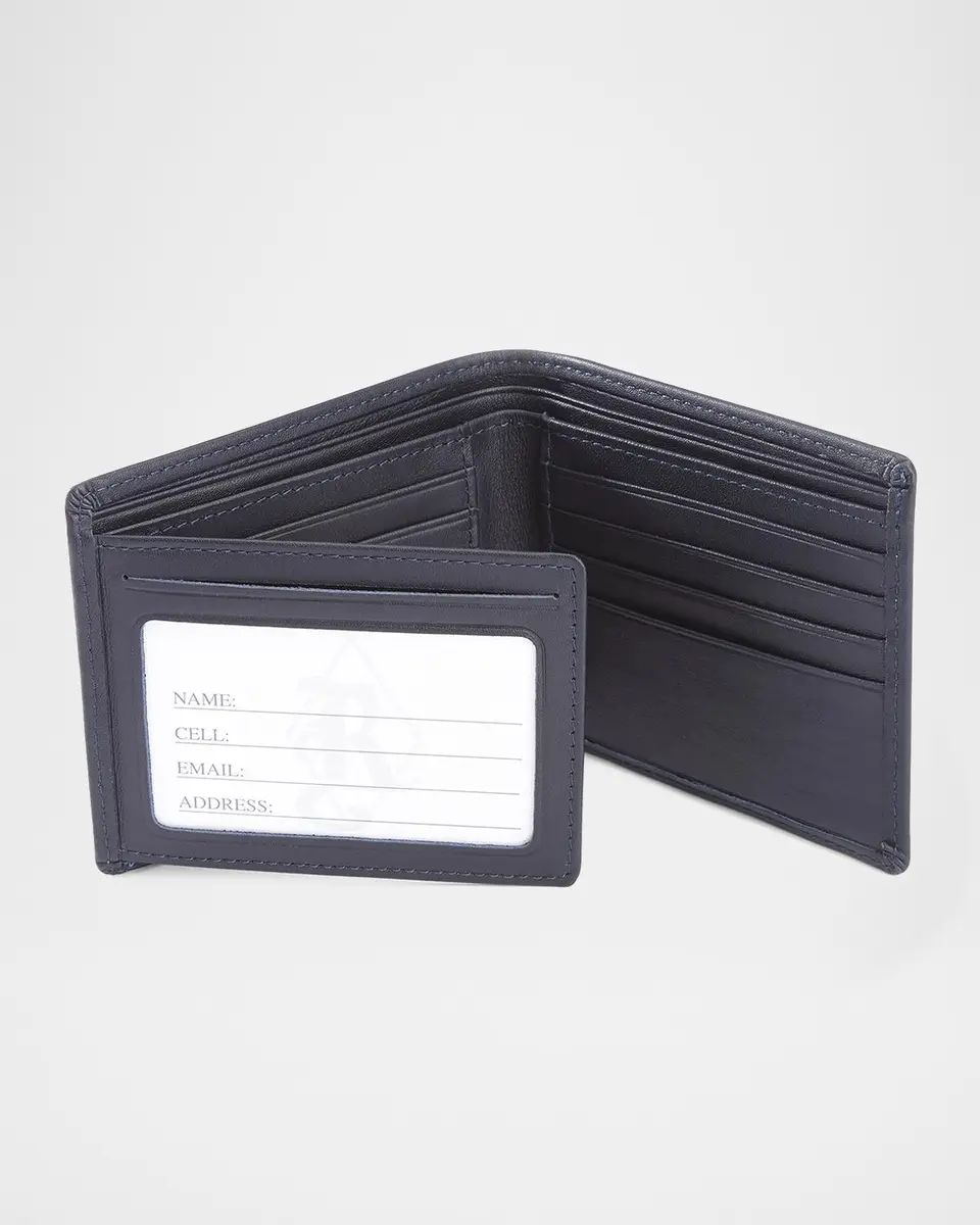 Royce New York Personalized Leather RFID-Blocking Trifold Wallet | Thumbnail 2 Royce New York Personalized Leather RFID-Blocking Trifold Wallet | Thumbnail 2