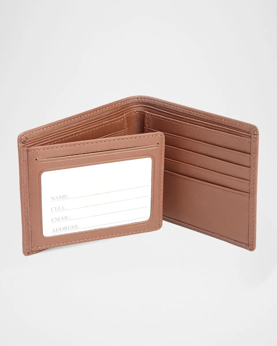 Royce New York Personalized Leather RFID-Blocking Trifold Wallet | Thumbnail 2 Royce New York Personalized Leather RFID-Blocking Trifold Wallet | Thumbnail 2