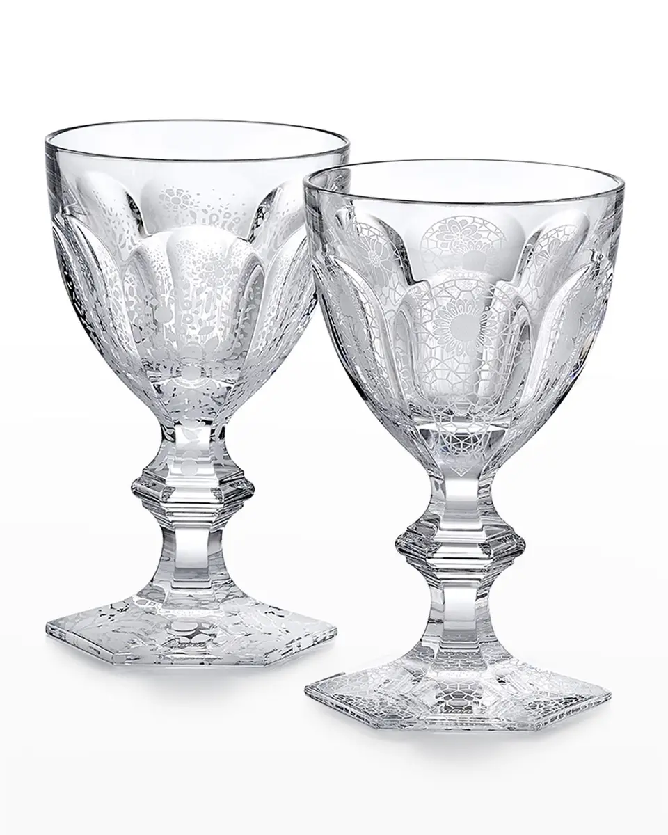 Baccarat Harcourt by Marcel Wanders Etched #3 Glasses, Set of 2 | Thumbnail 2 Baccarat Harcourt by Marcel Wanders Etched #3 Glasses, Set of 2 | Thumbnail 2