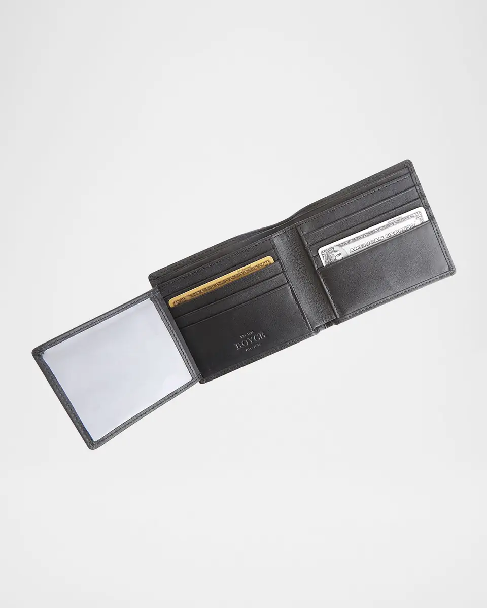 Royce New York Personalized Leather RFID-Blocking Trifold Wallet | Thumbnail 3 Royce New York Personalized Leather RFID-Blocking Trifold Wallet | Thumbnail 3