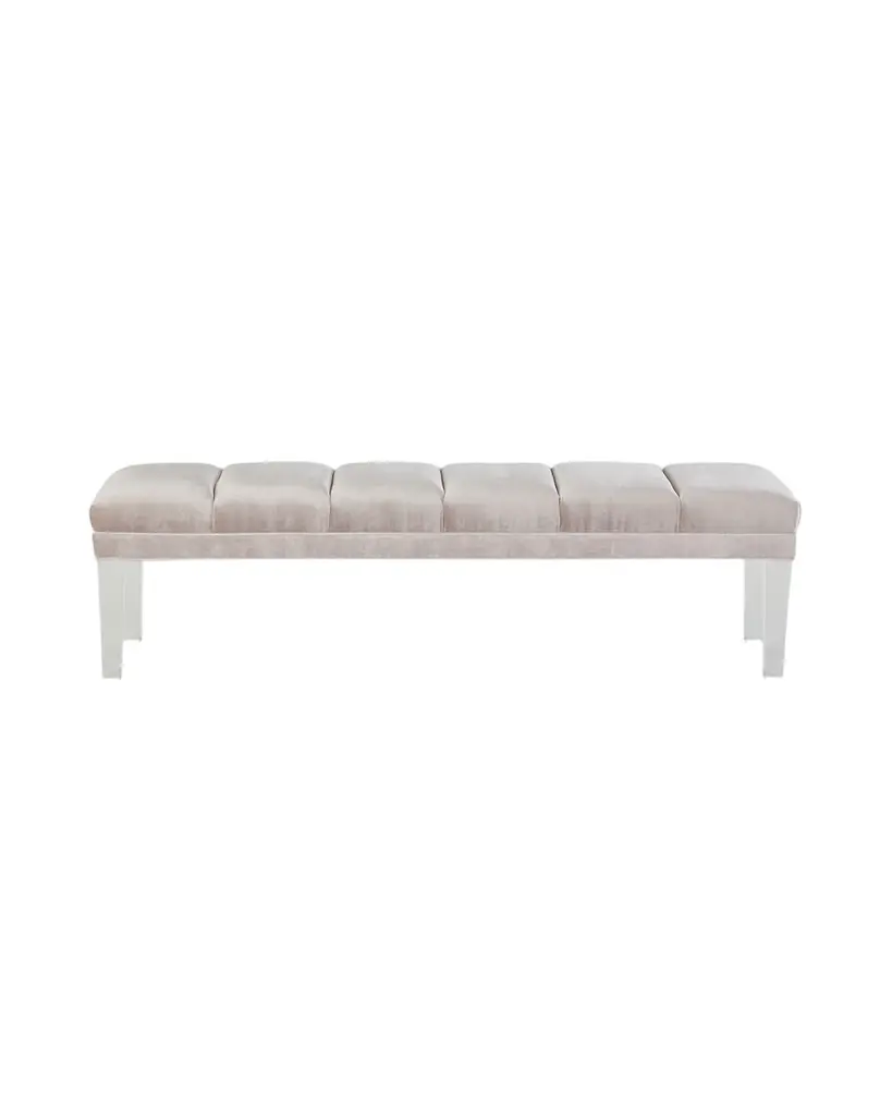 Haute House Becky Tufted Bench, 60" | Image 1 Haute House Becky Tufted Bench, 60" | Image 1