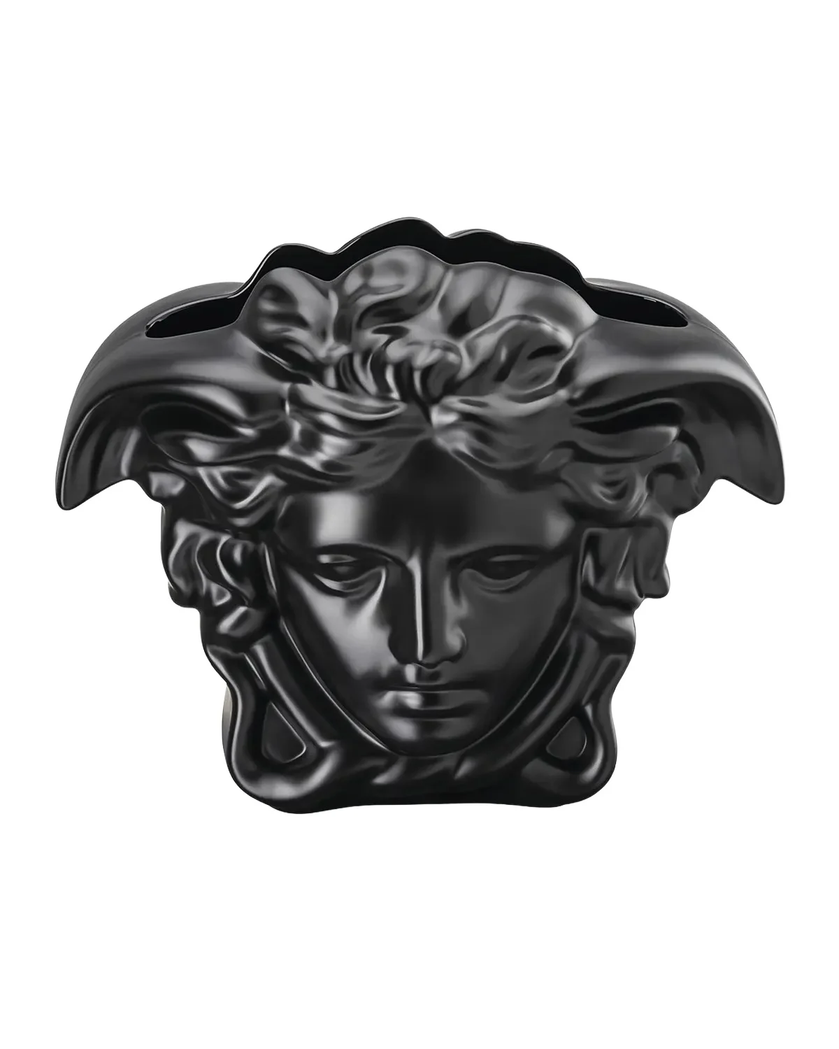 Versace Medusa Grande Vase in Black - 6"