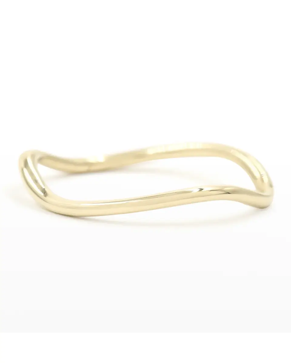 BONDEYE JEWELRY Wave 14k Gold Band Ring | Thumbnail 2