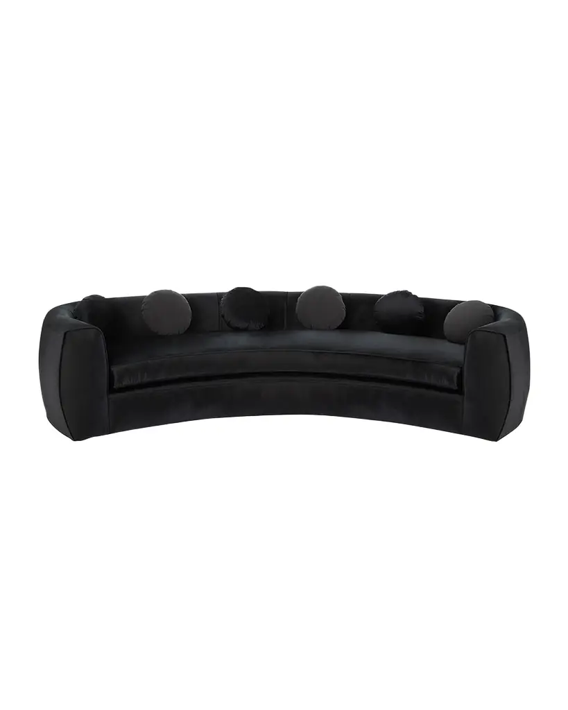 Haute House Carmen Velvet Sofa, 122" | Image 1 Haute House Carmen Velvet Sofa, 122" | Image 1