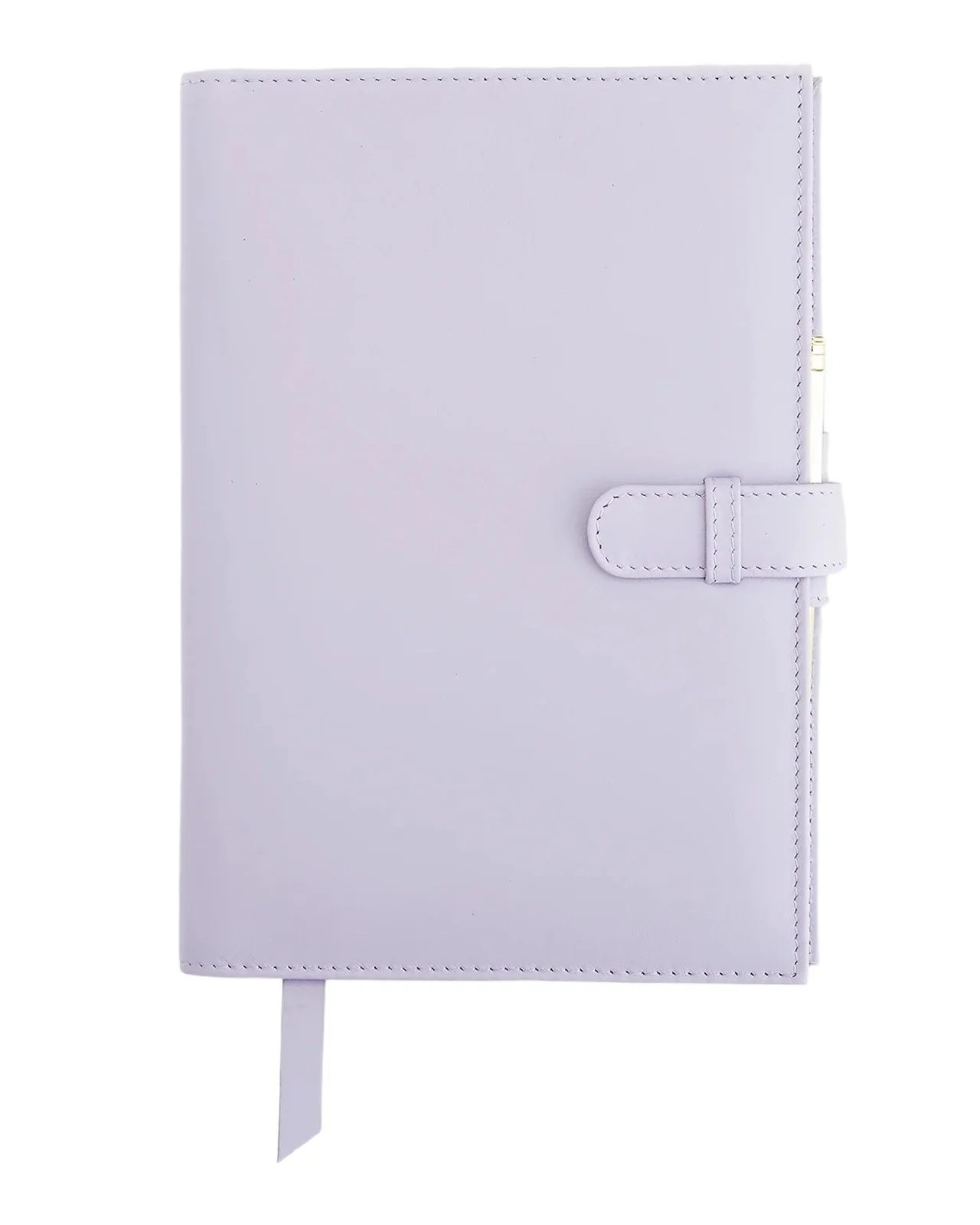 Royce New York Monogrammed Leather Executive Journal with Rollerball Pen