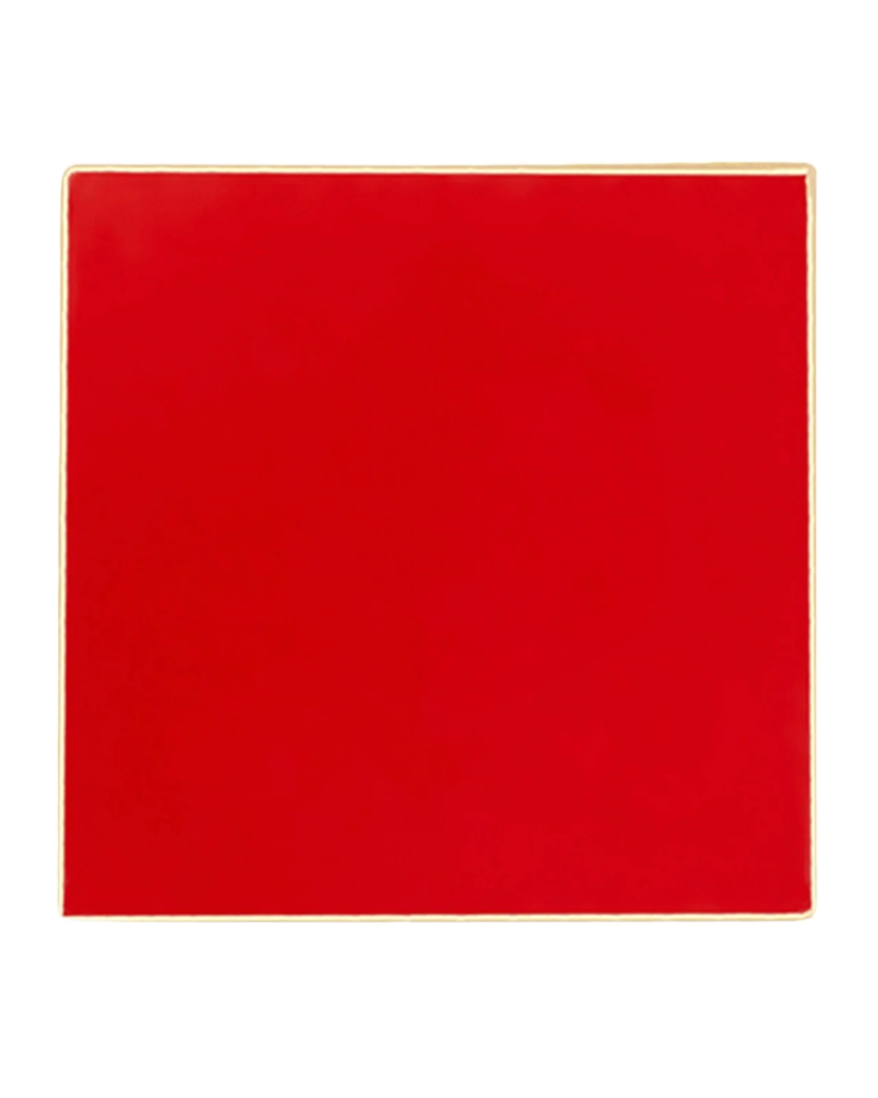 Dolce & Gabbana Casa Carretto Square Ceramic Small Coaster