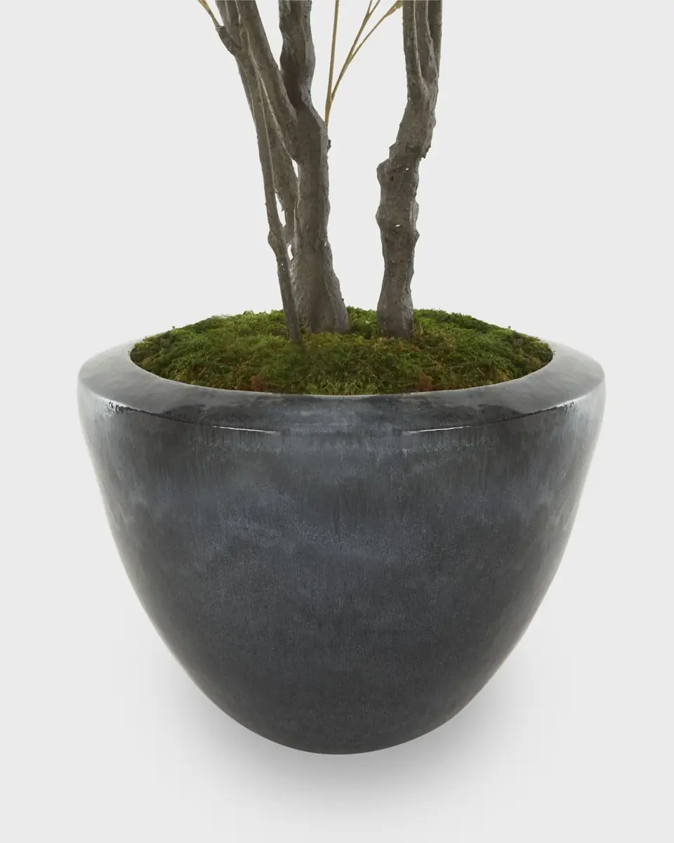 John-Richard Collection Faux Natural Olive Tree in Ceramic Pot - 112" | Thumbnail 2