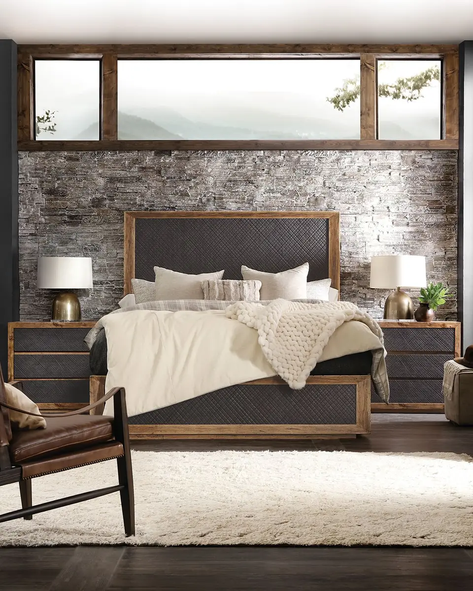 Hooker Furniture Big Sky Queen Panel Bed | Thumbnail 4 Hooker Furniture Big Sky Queen Panel Bed | Thumbnail 4