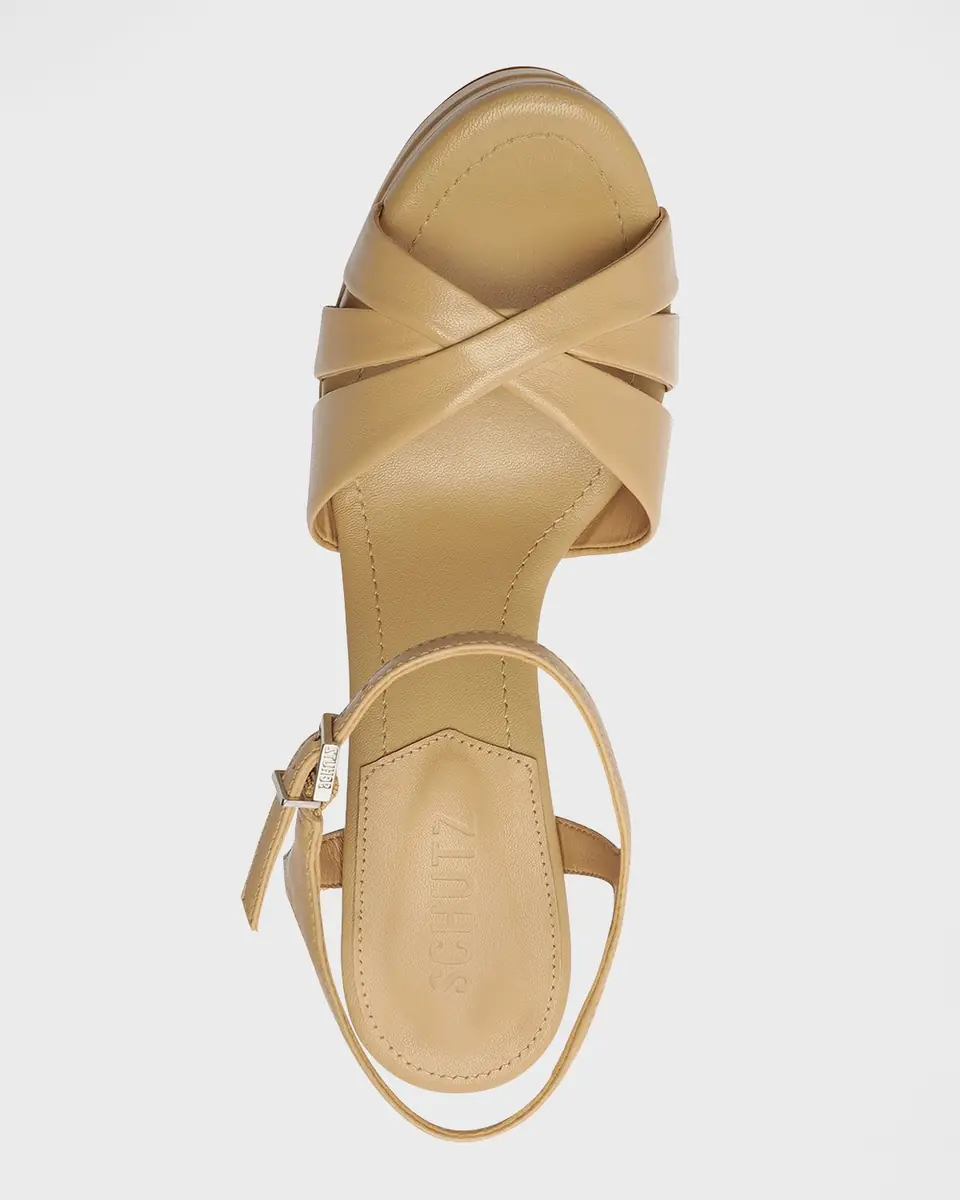 Schutz Keefa Leather Ankle-Strap Platform Sandals | Thumbnail 5 Schutz Keefa Leather Ankle-Strap Platform Sandals | Thumbnail 5