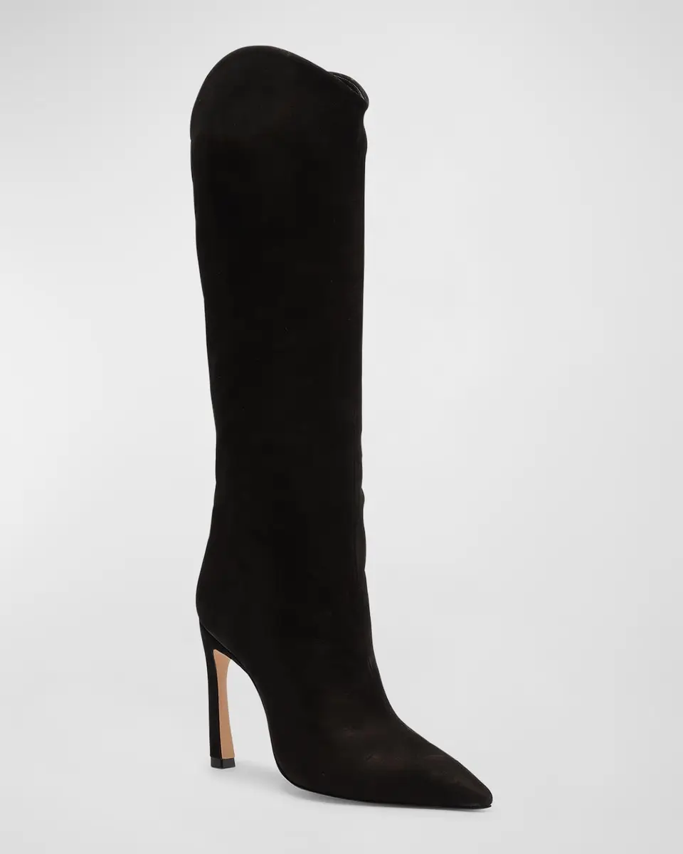 Schutz Maryana Suede Knee Boots | Thumbnail 2