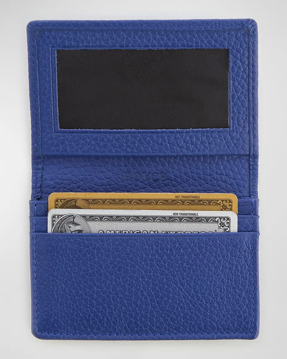 Royce New York Monogrammed Leather Card Holder Wallet | Thumbnail 2 Royce New York Monogrammed Leather Card Holder Wallet | Thumbnail 2
