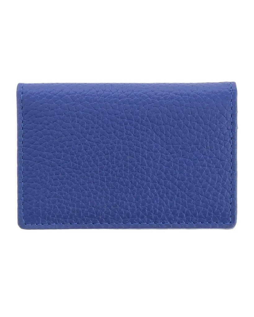 Royce New York Monogrammed Leather Card Holder Wallet