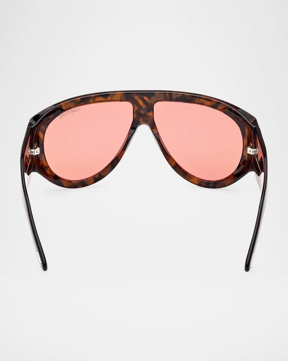 Tom Ford Bronson Havana Acetate Aviator Sunglasses | Thumbnail 4 Tom Ford Bronson Havana Acetate Aviator Sunglasses | Thumbnail 4