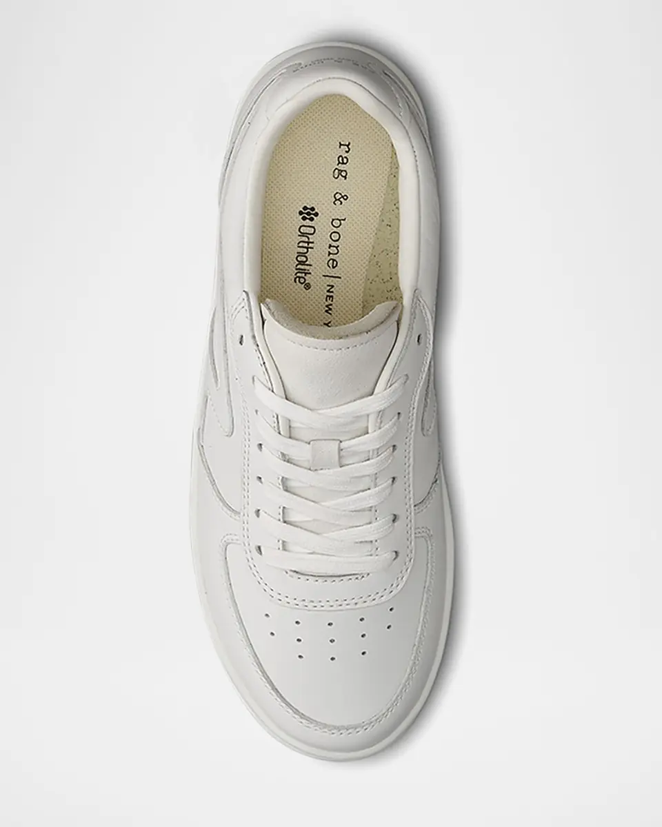 rag & bone Men's Retro Court Leather Low-Top Sneakers | Thumbnail 4 rag & bone Men's Retro Court Leather Low-Top Sneakers | Thumbnail 4