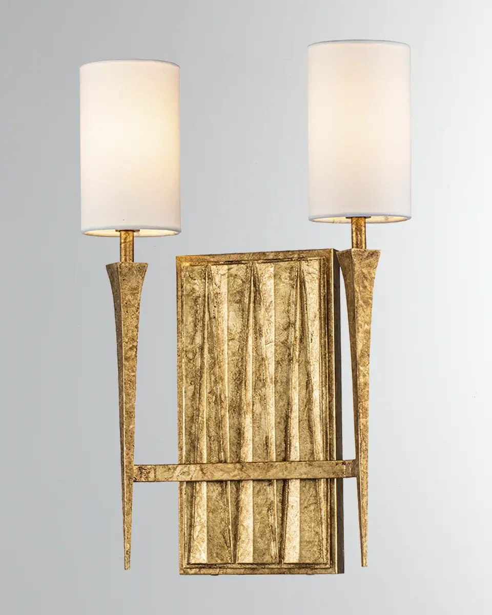 Lucas McKearn Crest 2-Light Black Sconce | Thumbnail 2 Lucas McKearn Crest 2-Light Black Sconce | Thumbnail 2
