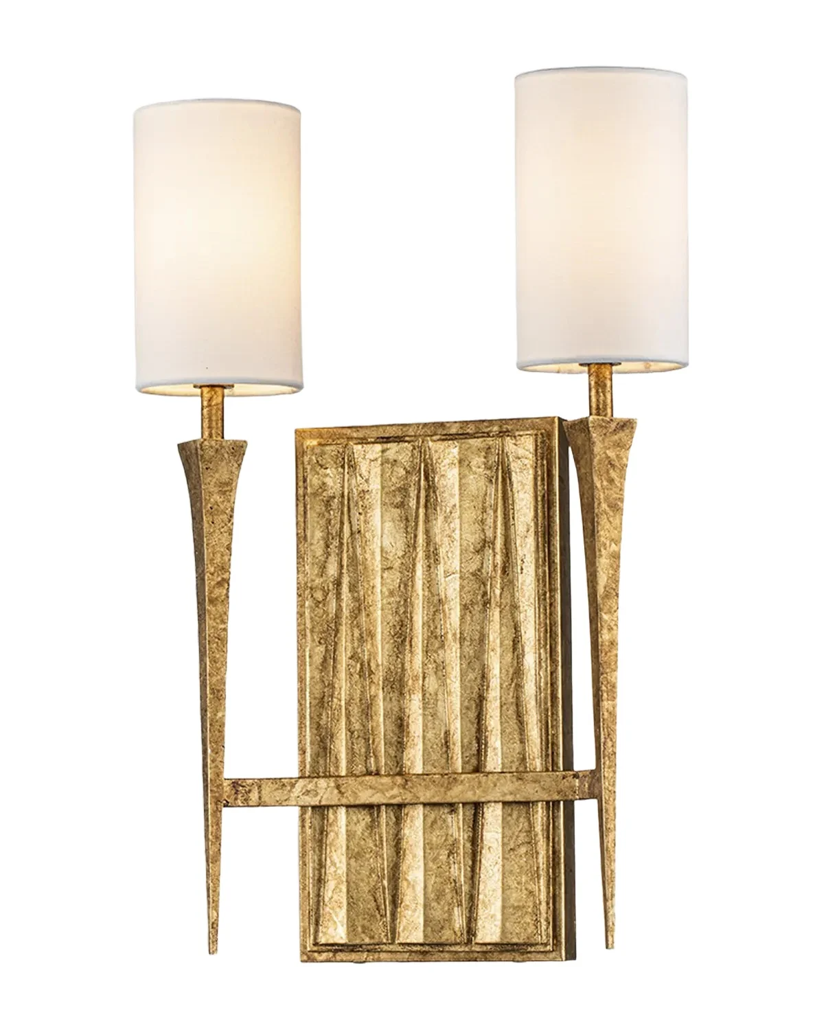 Lucas McKearn Crest 2-Light Black Sconce