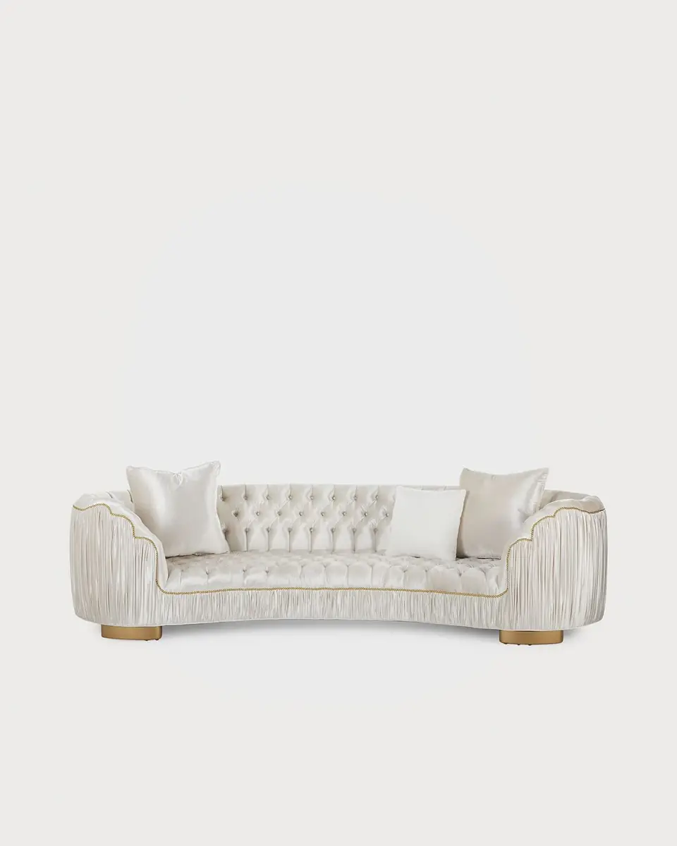 Haute House Emma Curved Sofa, 118.5" | Thumbnail 3 Haute House Emma Curved Sofa, 118.5" | Thumbnail 3