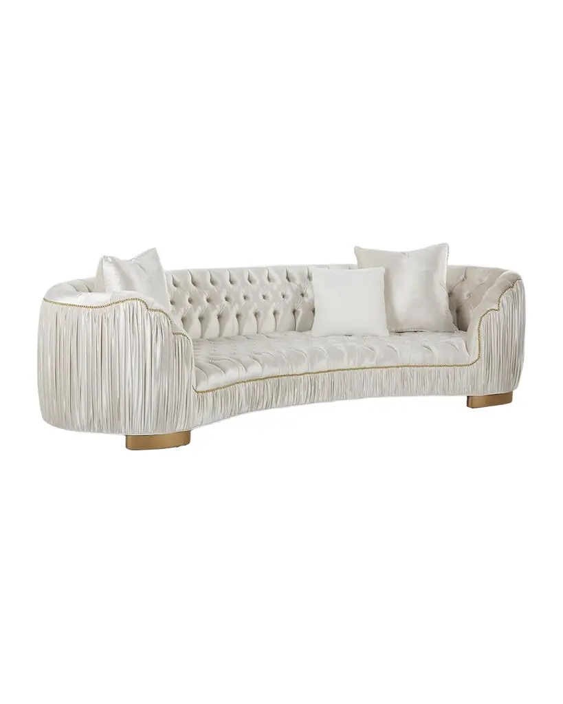 Haute House Emma Curved Sofa, 118.5" | Image 1 Haute House Emma Curved Sofa, 118.5" | Image 1