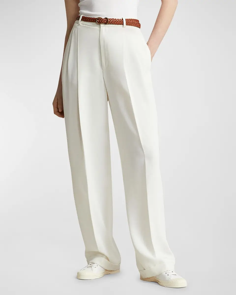 Polo Ralph Lauren Bacall Satin Pants | Thumbnail 4 Polo Ralph Lauren Bacall Satin Pants | Thumbnail 4