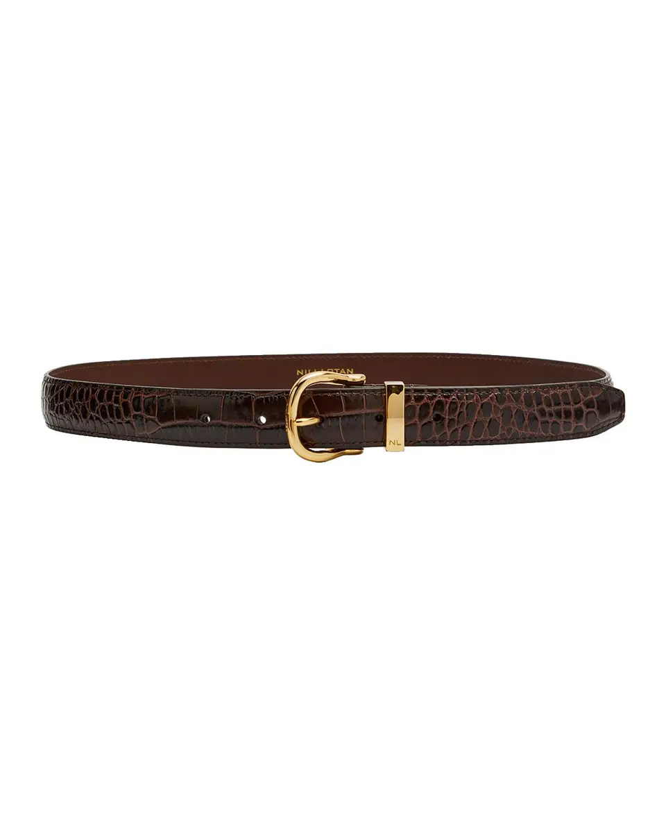 Nili Lotan Louise Leather Belt | Thumbnail 3