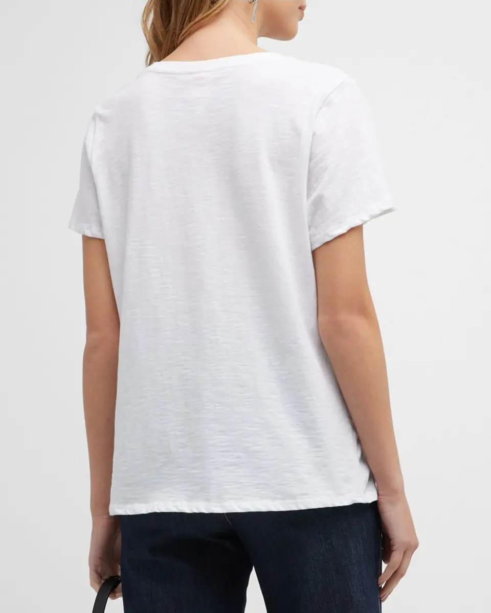Cinq à Sept Smiling Heart Graphic T-Shirt | Thumbnail 7