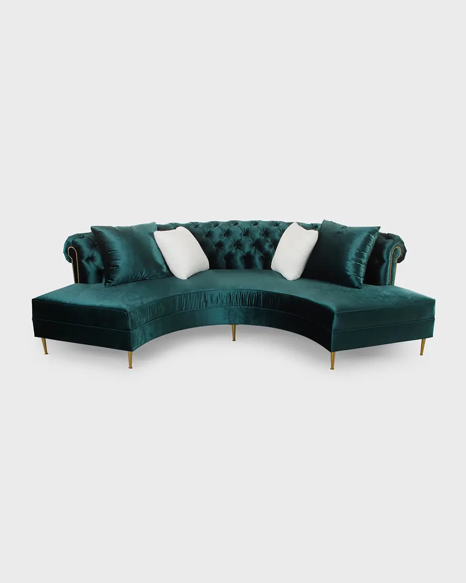Haute House Charlotte Curved Sofa | Thumbnail 3 Haute House Charlotte Curved Sofa | Thumbnail 3