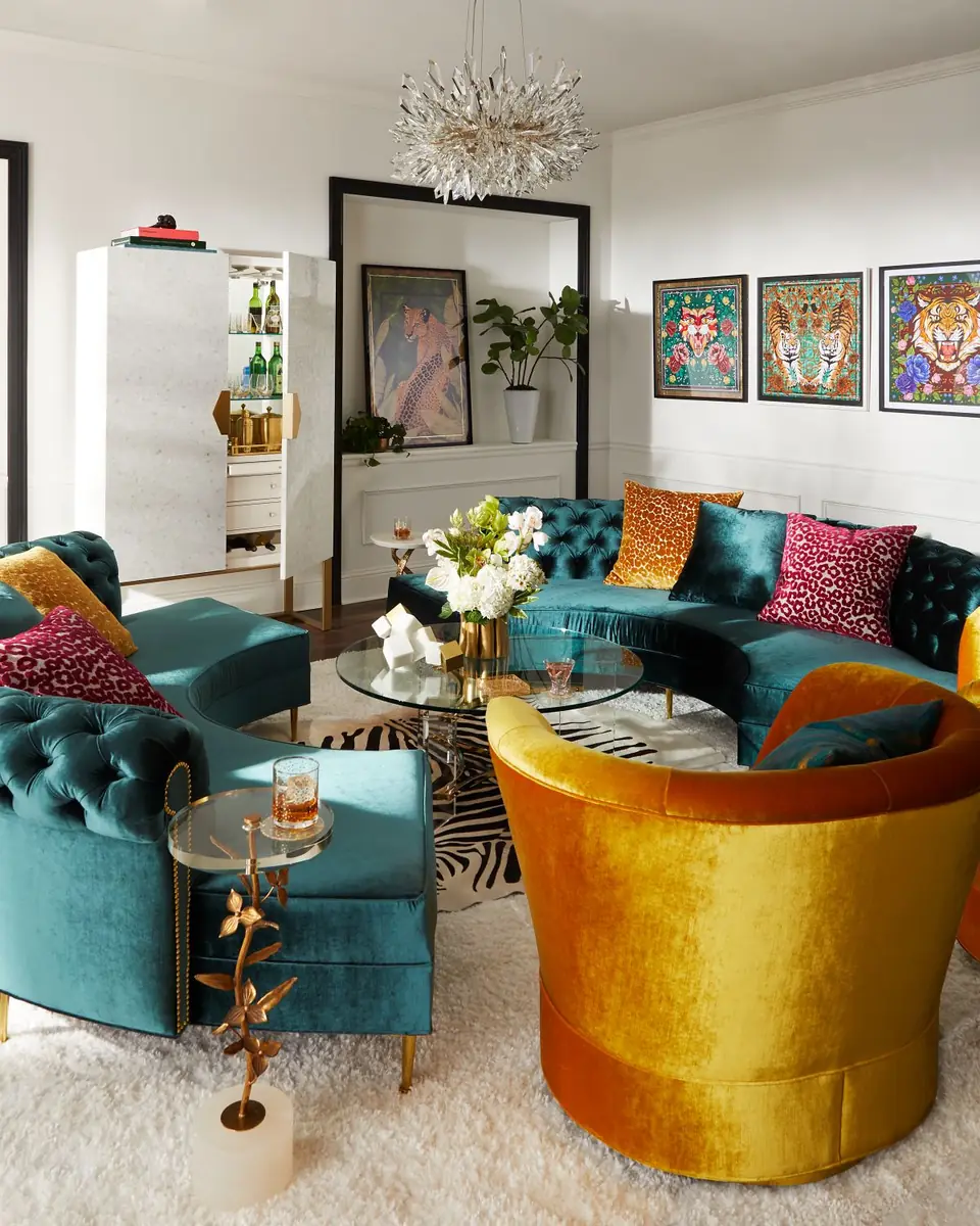 Haute House Charlotte Curved Sofa | Thumbnail 4 Haute House Charlotte Curved Sofa | Thumbnail 4